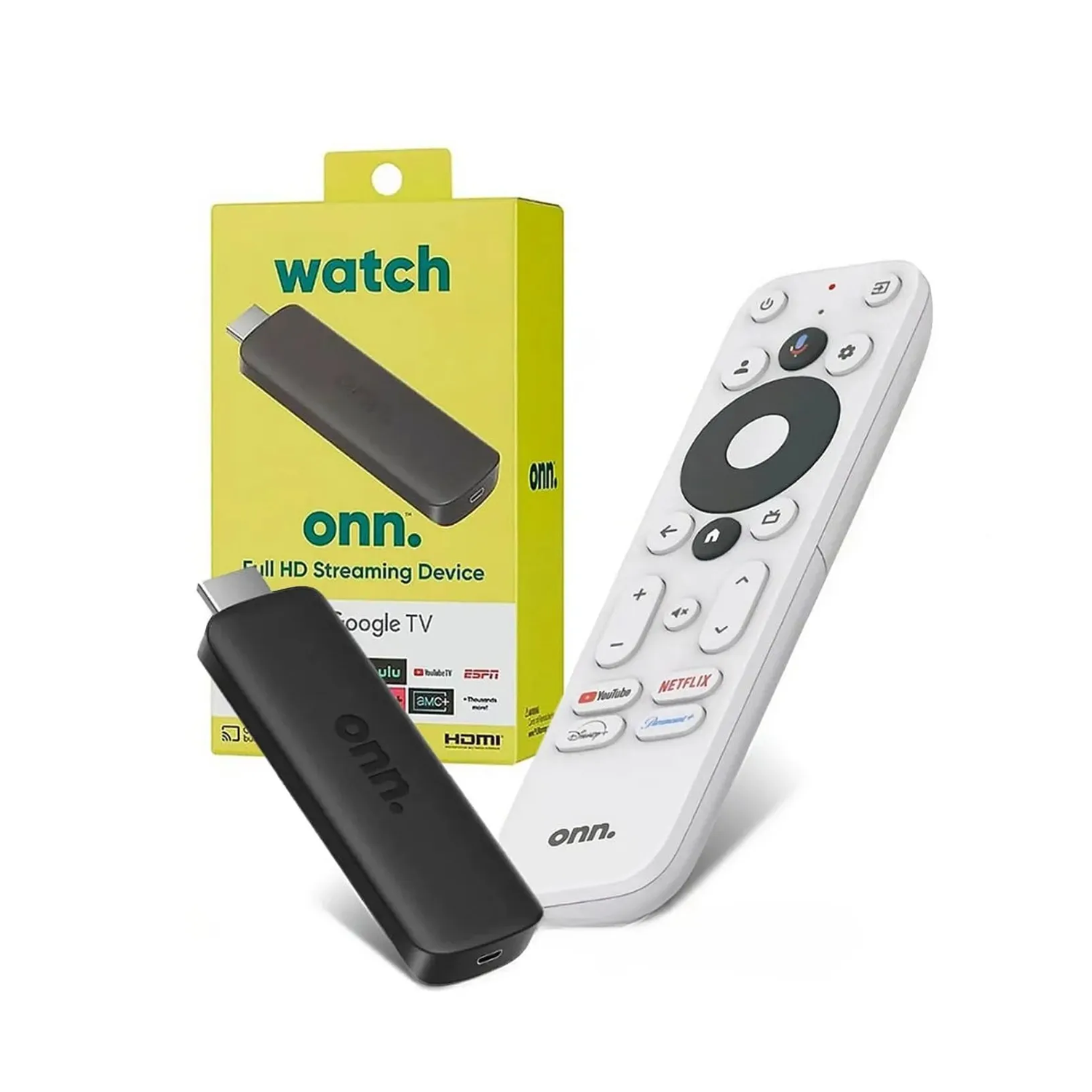 TV BOX ONN FULL HD, Dispositivo de Transmisión Full HD Android TV